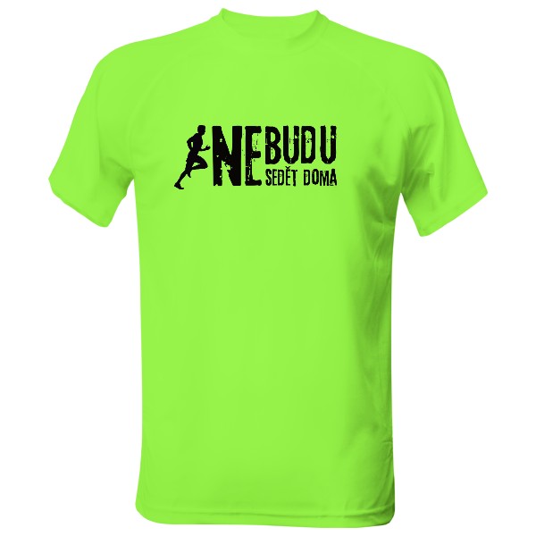 Pánské funkční tričko s potiskem Běžec v neděli