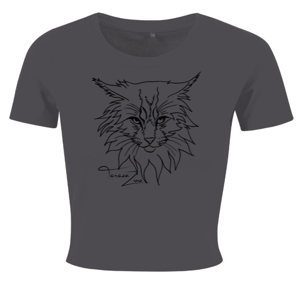 Tričko s potiskem TerezaZoo - crop reverse